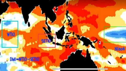 Fenomena La Nina di Indonesia. Foto: BMKG