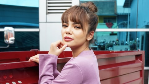 DJ Dinar Candy saat ditemui dikawasan Tendean, Jakarta, Jumat, (13/11/2020). Foto: Dok. Ronny