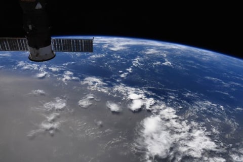 Penampakan Bumi dari Stasiun Ruang Angkasa Foto: NASA