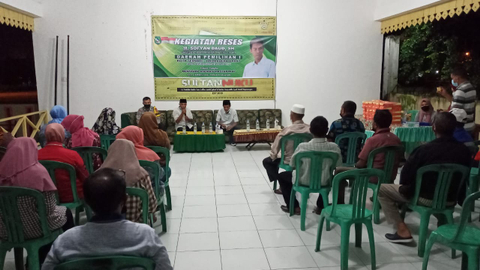 Sofyan Daud Terima Aspirasi saat Reses Sidang ke-II di Ternate