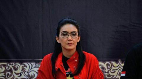 Ketua Umum Konfederasi Rakyat Pekerja Indonesia (KRPI) Rieke Diah Pitaloka. Foto: Nugroho Sejati/kumparan