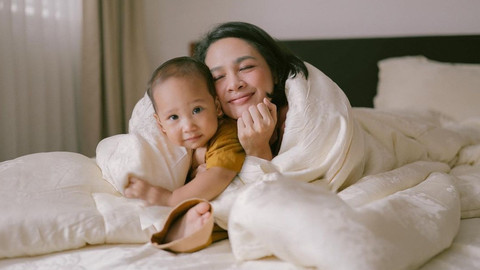 Andien dan anaknya, Tabi. Foto: Instagram/@andienaisyah