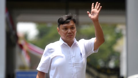 CSurya Tjandra usai bertemu Presiden Joko Widodo di Kompleks Istana Kepresidenan, Jakarta, Jumat (25/10/2019). Foto: ANTARA FOTO/Akbar Nugroho Gumay