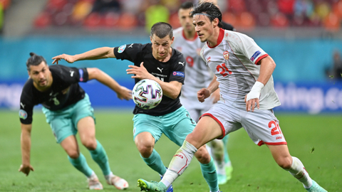 Austria vs Makedonia Utara: David Alaba dkk. Bungkam Tim Debutan 3-1 (2)