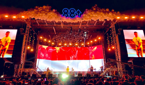 com-Gatsby, penampilan Rich Brian di Head in The Clouds Festival Foto: Dok. Tidalx88rising