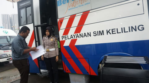 Jadwal SIM Keliling dan Gerai SIM di Jakarta, Jumat 28 Mei 2021 (1)