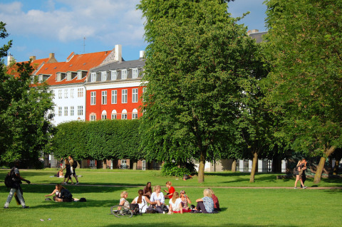 Ilustrasi taman di Kopenhagen, Denmark Foto: Shutter Stock