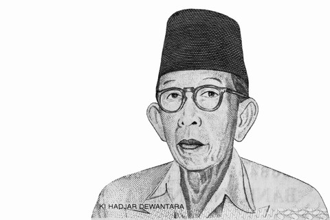 Soewardi Soeryaningrat atau Ki Hadjar Dewantara.   Foto: Prachaya Roekdeethaweesab/shutterstock