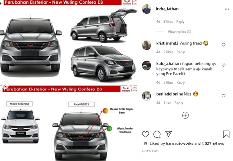Mobil Baru Wuling Meluncur Malam Ini, Confero Facelift Lagi? (2)