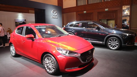 Teaser Mazda CX-5 terbaru 2022. Foto: Ghulam Muhammad Nayazri / kumparanOTO