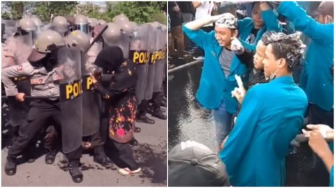 Bikin Ngakak 10 Momen Kocak Dalam Demo Uu Cipta Kerja Kumparan Com