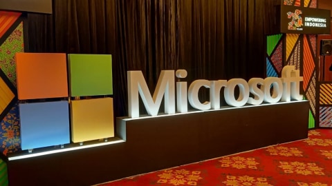 Logo Microsoft. Foto: Aulia Rahman Nugraha/kumparan