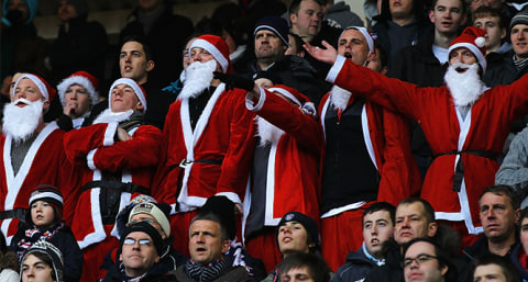 Sehari setelah Hari Raya Natal, Liga Inggris berlanjut Foto: Matthew Lewis