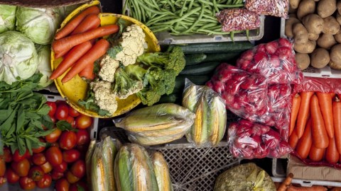 ilustrasi sayur mayur di pasar Foto: Shutterstock