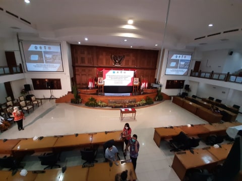 Suasana di DPRD Solo jelang pelantikan Gibran-Teguh. Foto: Dok. Istimewa