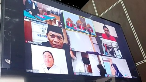 Sidang anak Nia Daniati, Olivia Nathania, di Pengadilan Negeri Jakarta Selatan, Rabu (26/1/2022). Foto: Alexander Vito/kumparan