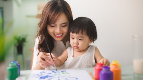 Ilustrasi anak-anak sedang beraktivitas di daycare Foto: Shutter Stock