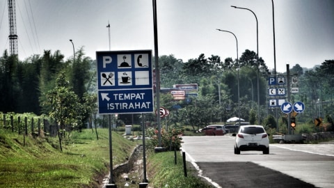 ilustrasi rest area Foto: Aditia Noviansyah/kumparan