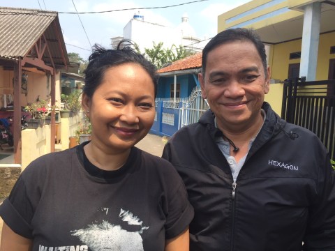 Erma Zarina dan Sopyan Dado 'Bajaj Bajuri' Foto: Giovanni/kumparan