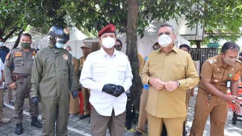BIN Gelar Tes Swab Massal di Tangerang Selatan (3)