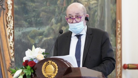 Menlu Prancis Jean-Yves Le Drian. Foto: Dok. Kemlu RI