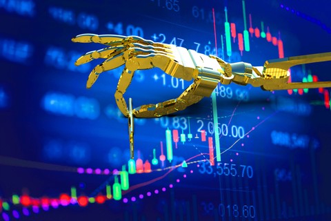 Ilustrasi robot trading. Foto: Shutterstock