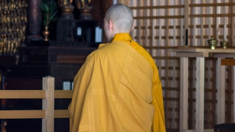 Ilustrasi Biksu. Foto: Shutter stock