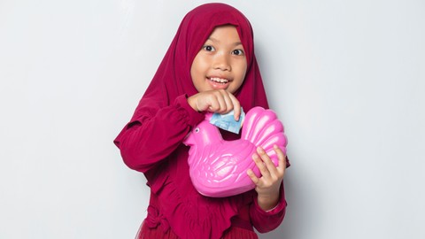 Ilustrasi anak dapat THR atau uang Lebaran atau angpao. Foto: dwi putra stock/Shutterstock