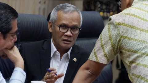 Aria Bima saat menghadiri rapat panja Jiwasraya dengan Komisi VI DPR RI, Kamis (23/1). Foto: Helmi Afandi Abdullah/kumparan