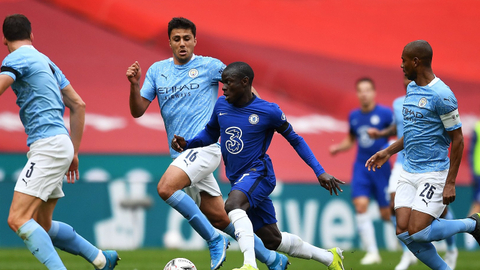 Chelsea vs Man City di Piala FA Foto: admin