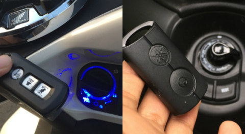 Ilustrasi keyless pada sepeda motor. Foto: Istimewa