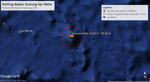 Fakta Ketinggian Gunung Api Wetar 5.000 Meter: Gunung Api Tertinggi di Indonesia (5)