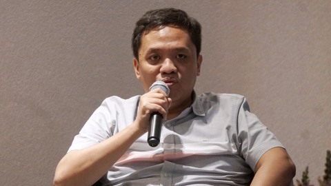 Anggota DPR Fraksi Gerindra Habiburokhman dalam diskusi 