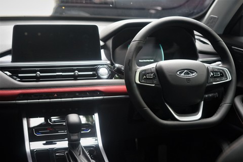 Interior Chery Tiggo 5X. Foto: Muhammad Ikbal/kumparan