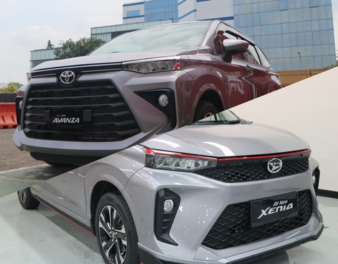 Toyota Avanza dan Daihatsu Xenia terbaru. Foto: Ghulam Muhammad Nayazri / kumparanOTO