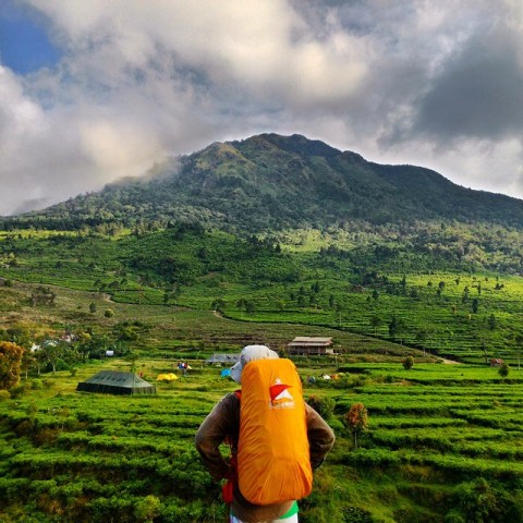 Pemandangan Gunung Ungaran dari Desa Promasan. Foto: Muhammad Naufal/kumparan