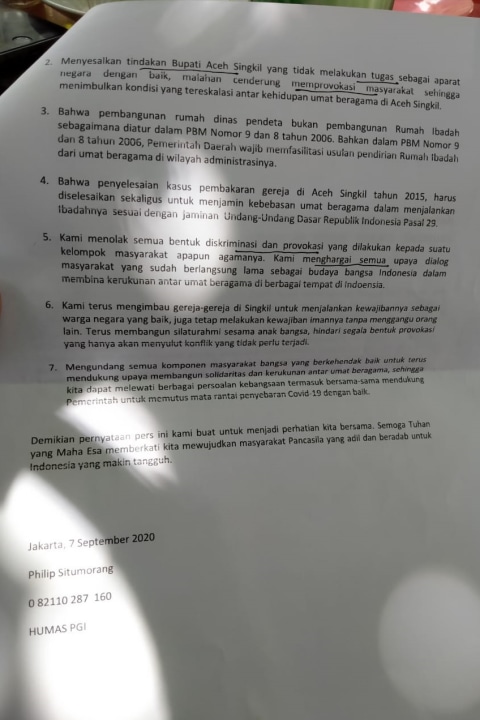 Fkub Aceh Tangkis Isu Miring Tegaskan Tak Ada Diskriminasi Umat Di Aceh Singkil Kumparan Com