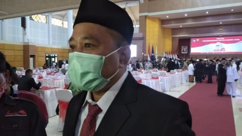 Sekda Kota Semarang, Iswar Aminudin kepada wartawan di Universitas Negeri Semarang. Foto: Dok. Istimewa