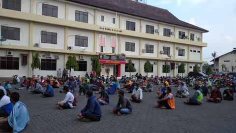 Polisi Ciduk 281 Preman dan Jukir Liar di Semarang, Sita Uang Jutaan Rupiah (1)