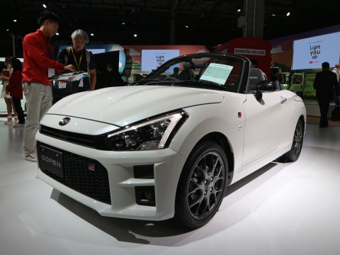 Copen GR Sport, mobil ikonik Daihatsu yang dipoles ala Toyota Gazoo Razing. Foto: Ghulam Muhammad Nayazri / kumparan