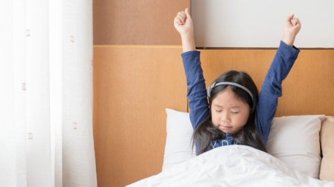 Ilustrasi anak bangun pagi Foto: Shutterstock