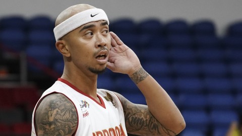 Mario Wuysang pimpin tim basket putra Indonesia. Foto: ANTATRA/Wahyu Putro A