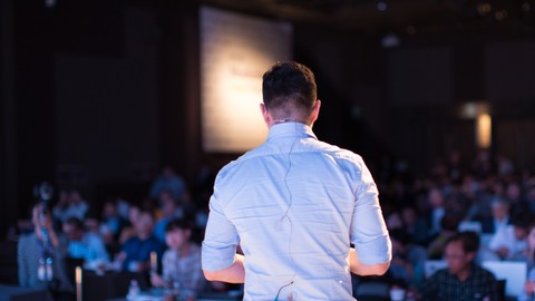 Ilustrasi presentasi menghadap audiens. Foto: Shutterstock