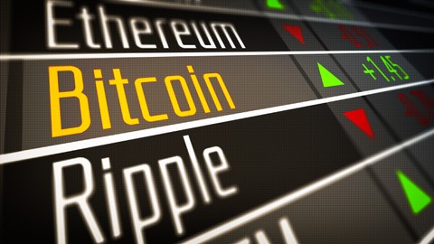 Ilustrasi grafik pasar saham kripto. Foto: Shutterstock