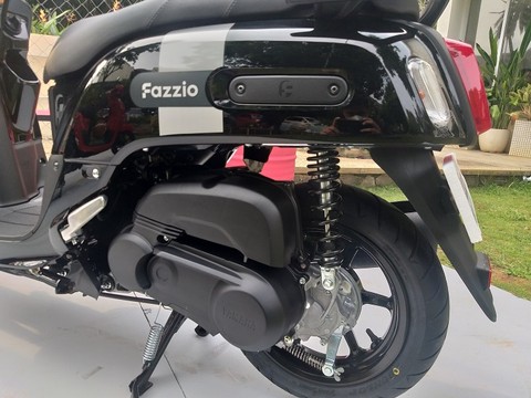 Yamaha Fazzio Hybrid Connected. Foto: Sena Pratama/kumparan