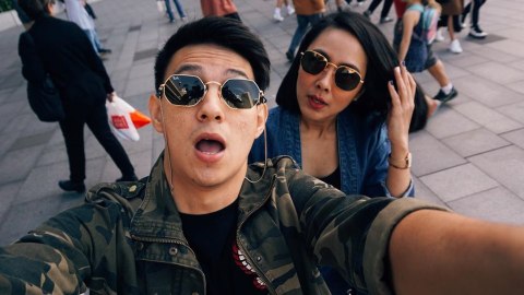 Marcell Darwin dan Nabila Faisal. Foto: Instagram @marcelldarwin