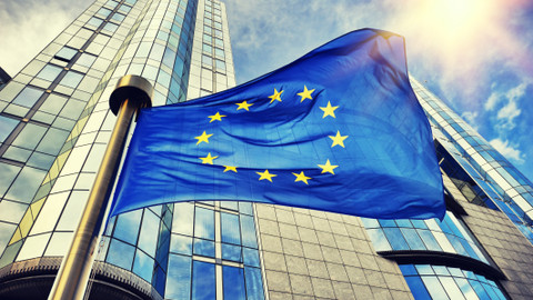 Ilustrasi bendera Eropa. Foto: Shutterstock