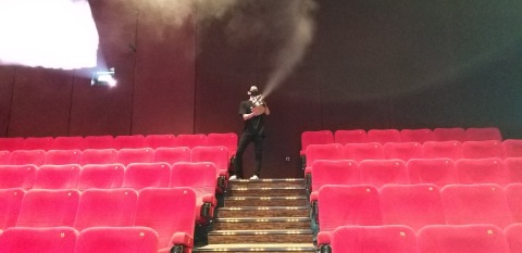 Perawatan bioskop Cinema XXI selama pandemi Corona. Foto: Dok. Cinema XXI