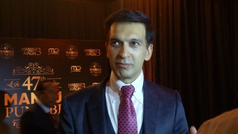 Manoj Punjabi ditemui di Djakarta Theatre, Jakarta Pusat, Sabtu (7/12). Foto: D.N Mustika Sari/kumparan