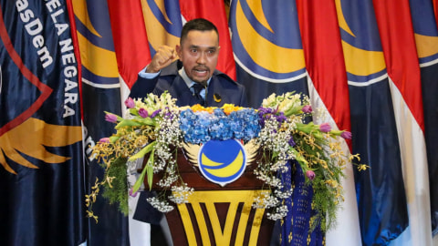 Bendahara Umum DPP NasDem Ahmad Sahroni.   Foto: Dok. Istimewa